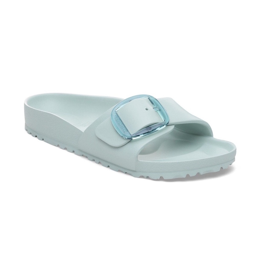 Birkenstock Madrid Big Buckle EVA Women 39 8 Sea Glass Blue Sandals